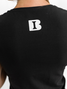 Tricou negru de dama din colectia Igor Brudny cu imprimeu 01