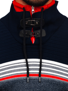 Pulover bleumarin bărbați Bolf 1051