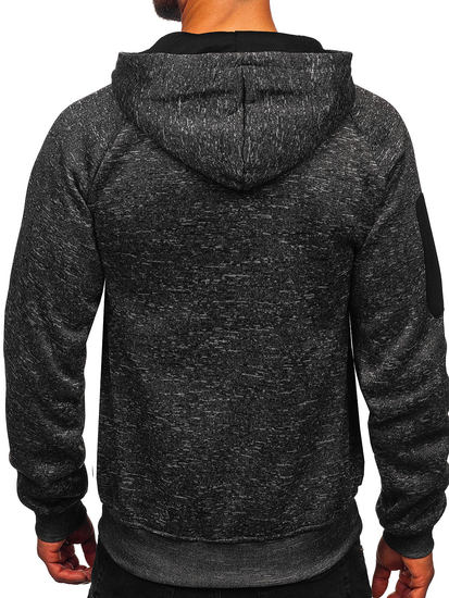 Hanorac pentru bărbați, izolat cu grafit, cu glugă Bolf TC1306