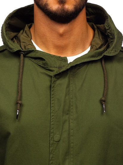 Geacă parka verde Bolf 5391