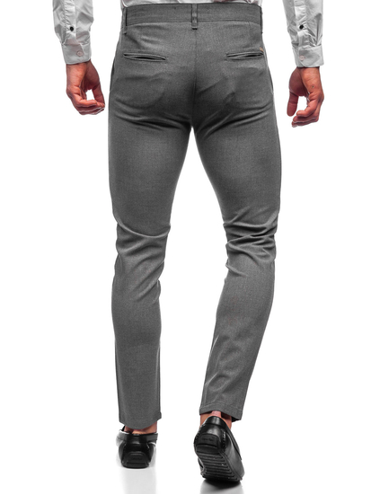 Pantaloni chinos grafit Bolf 0016