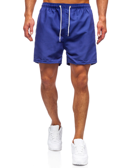 Pantaloni scurți de baie albastru-cobalt Bolf YW02001