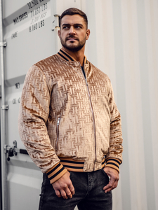 Geacă camel pe două părți neagră Bolf 3B105