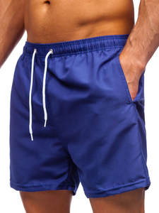 Pantaloni scurți de baie albastru-cobalt Bolf YW02001