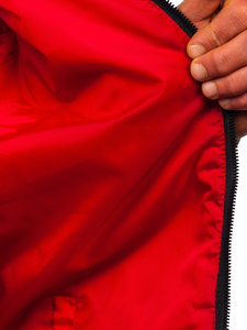 Vestă bleumarin cu glugă Bolf 7106