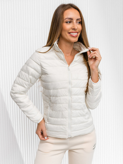 Geacă bej matlasată dame Bolf 1141