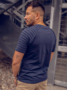 Tricou bleumarin Bolf 8T88A