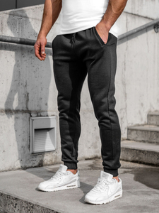 Pantaloni de jogging pentru bărbați, negri Bolf XW01-E