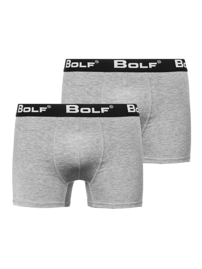 Boxeri gri Bolf 0953-2P 2 PACK