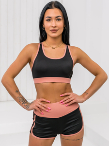 Compleu sport negru-roz dame Bolf XL011