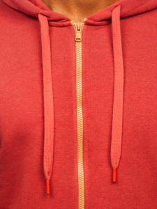 Hanorac gros cu fermoar roz-deschis Bolf 2008