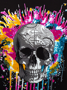 Maiou negru cu imprimeu Bolf 14805