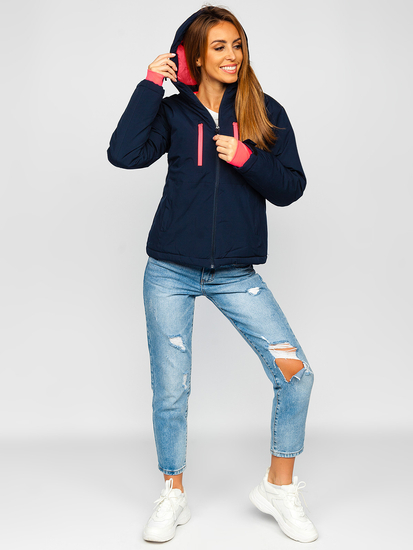 Geacă de iarnă bleumarin sport dame Bolf HH012