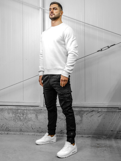 Pantaloni de trening cargo negri army Bolf 2233A