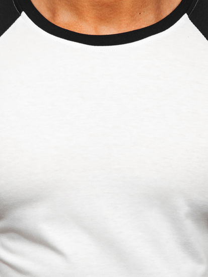 Tricou alb-negru Bolf 8T82