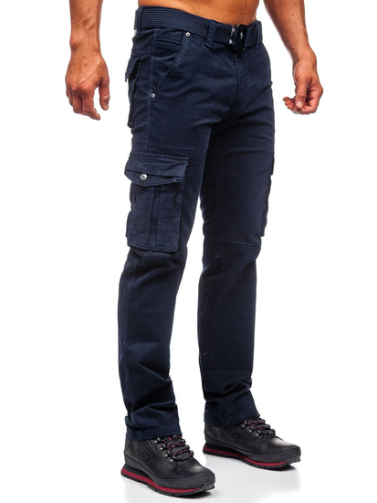 Pantaloni cargo bleumarin bărbați Bolf 1672