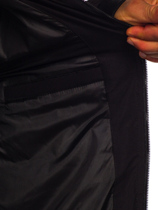 Geacă de iarnă neagră Bolf 5M3125