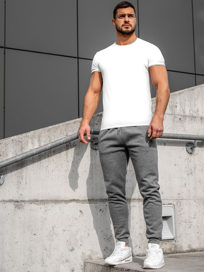 Pantaloni de sport pentru bărbați, grafit Bolf XW01-E