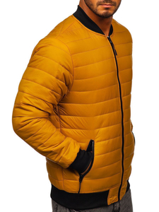 Geacă matlasată bomber camel Bolf MY-02