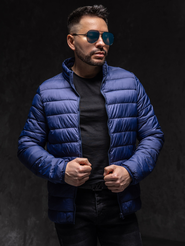 Geacă matlasată bleumarin Bolf LY33A1