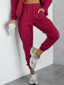 Set trening cu glugă pentru femei din două piese Burgundia Bolf 821110