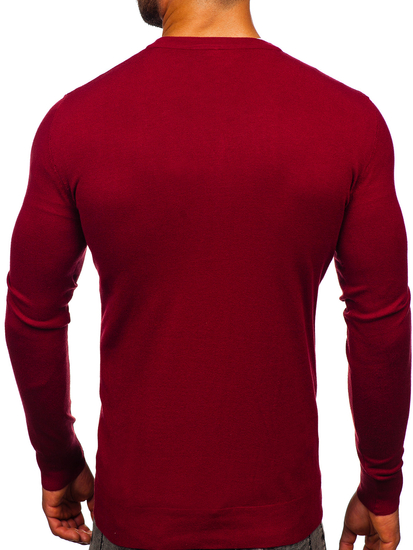 Cardigan cu fermoar bordo Bolf MM6006