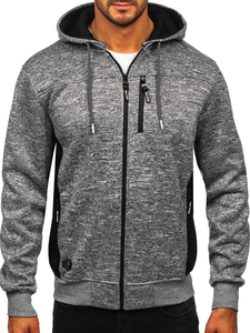 Hanorac izolator gri pentru bărbați Bolf TC1305