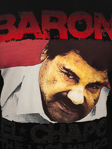 Tricou negru cu aplicații Bolf 192378