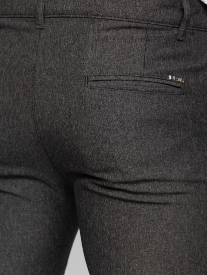 Pantaloni formali pentru bărbați din grafit Bolf 0041