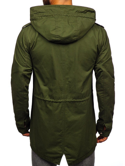 Geacă parka verde Bolf 5391