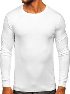 Pulover alb Bolf MMB602