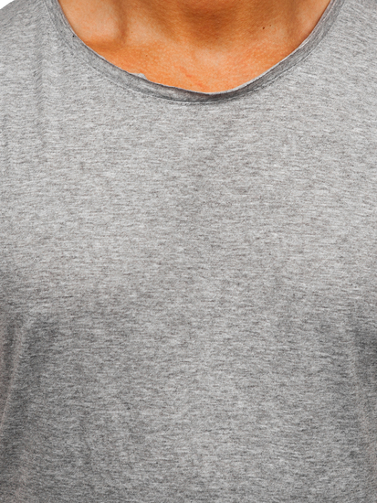 Maiou gri bărbătesc din bumbac simplu Bolf 1205A