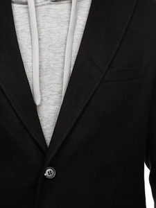 Palton de iarnă negru Bolf 1047C