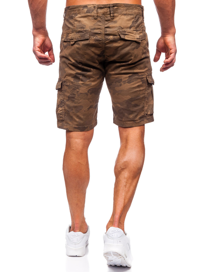 Pantaloni scurți cargo maro army Bolf ZK8806
