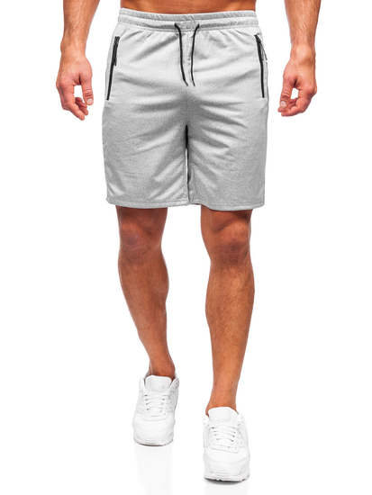 Pantaloni scurți de training gri Bolf 68058