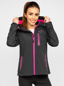 Geacă softshell grafit dame Bolf HH027