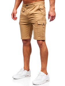 Pantaloni scurți cargo camel Bolf MP0188K