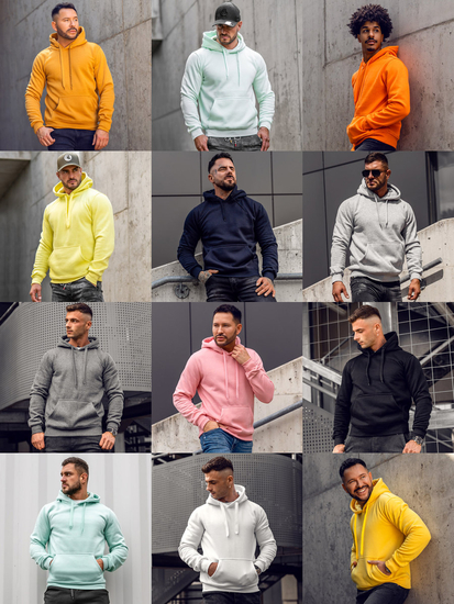 Hanorac tip cangur gri Bolf 2009A