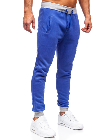 Pantaloni joggers albaștri Bolf K10001