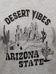 Tricou bărbătesc gri din bumbac cu imprimeu Bolf MPO3483