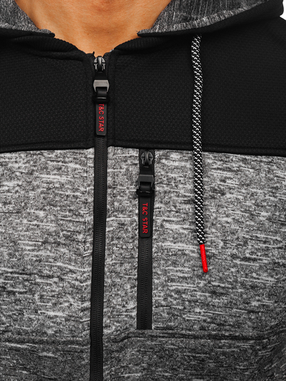 Hanorac izolator gri pentru bărbați Bolf TC1307