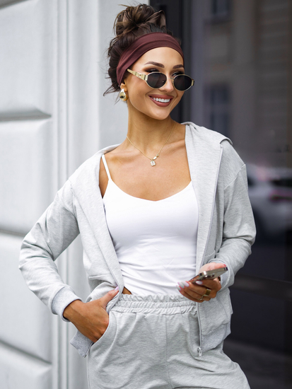 Set trening cu glugă pentru femei Melange Bolf 821110