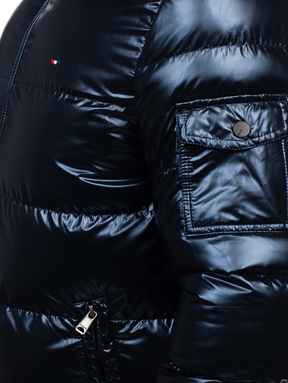 Geacă de iarnă sport bleumarin Bolf EX2138B