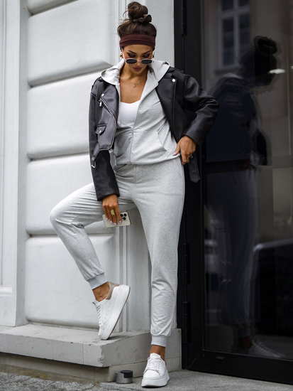 Set trening cu glugă pentru femei Melange Bolf 821110