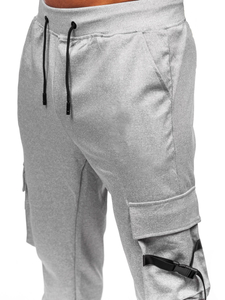 Pantaloni de trening gri cargo joggers Bolf 8K1118