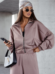 Trening cu fermoar două piese unt Cappuccino Bolf 821109