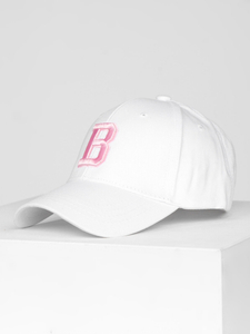 Șapcă cu cozoroc albă Bolf CZ06