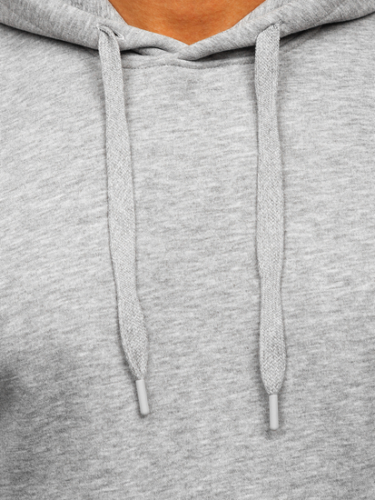 Hanorac gri-inchis tip cangur Bolf 1004