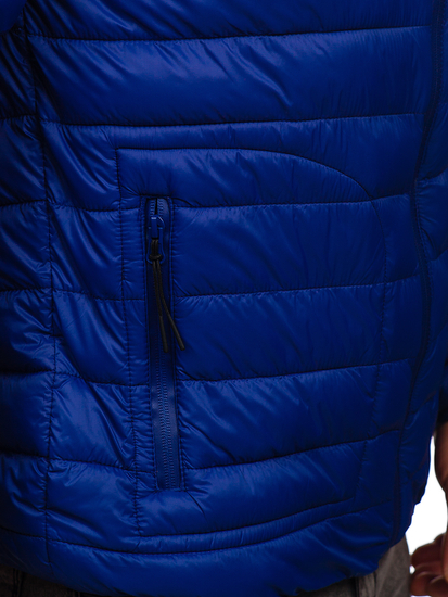 Geacă bleumarin matlasată Bolf 13007