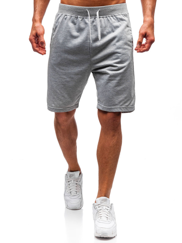 Pantaloni scurți sport bărbați gri Bolf DK01